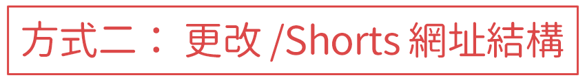 手動更改 /Shorts 網址結構 ｜ShopStore簡單開店平台